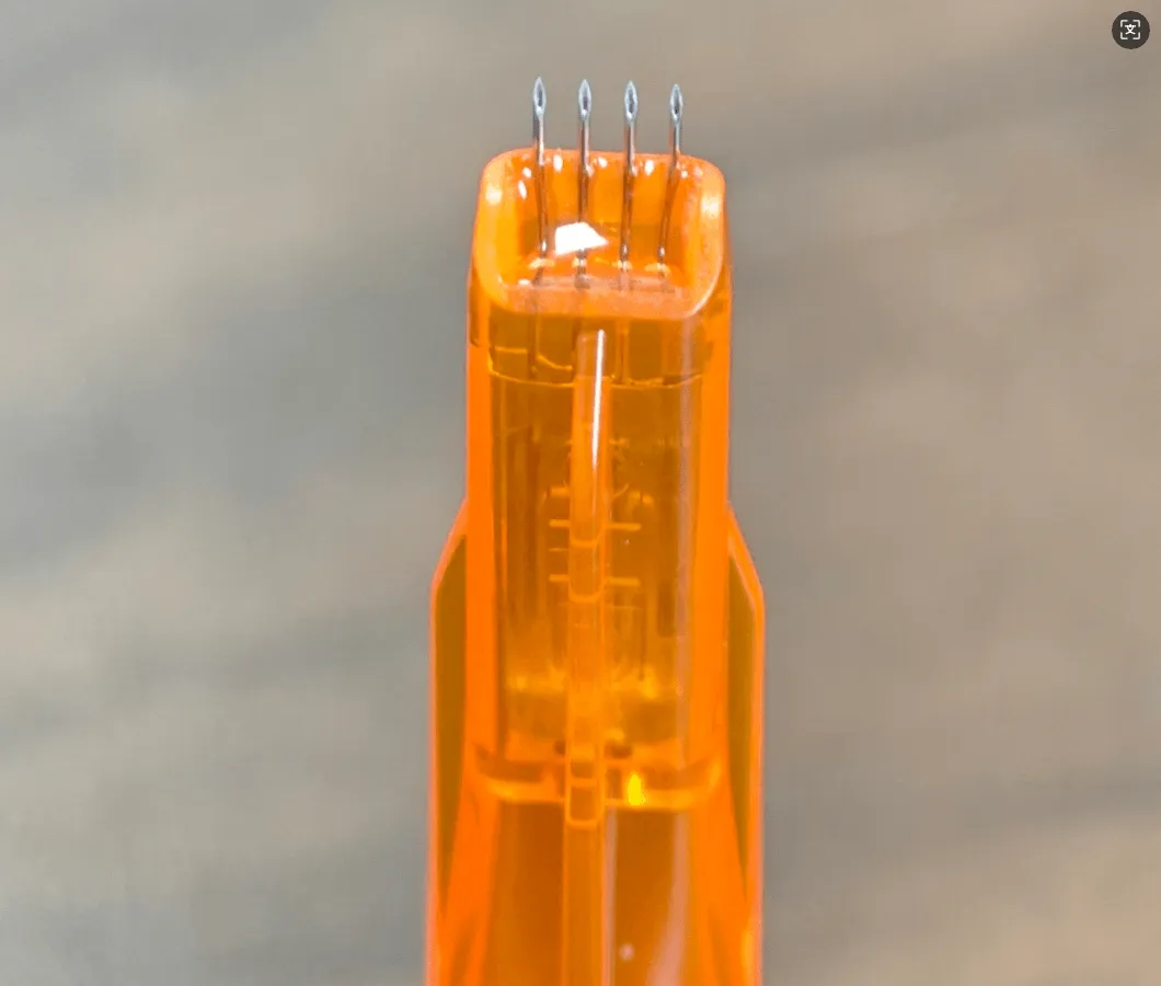 4 Pin 34G 1.2mm Multi Injector Needle